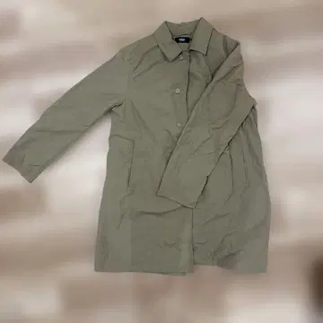 새상품 택 포함 AZUL 카키 트렌치코트 나일론제