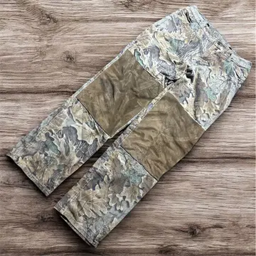 Real tree 카모플라쥬 스웨이드 패치 워크 팬츠