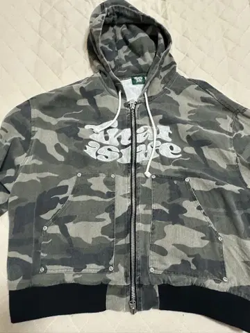 that's life 카모플라쥬 후드 부착 후드티