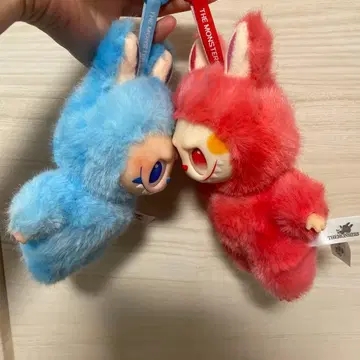 라후후 봉제 인형 2체 세트