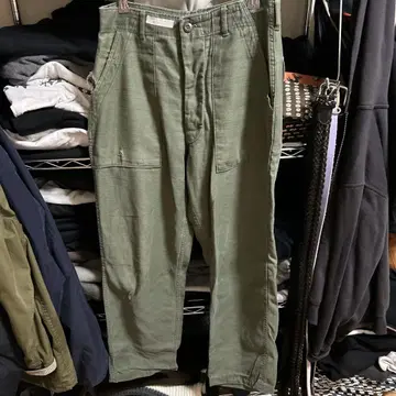 60s us army 베이커 팬츠 UFO 버튼 vintage