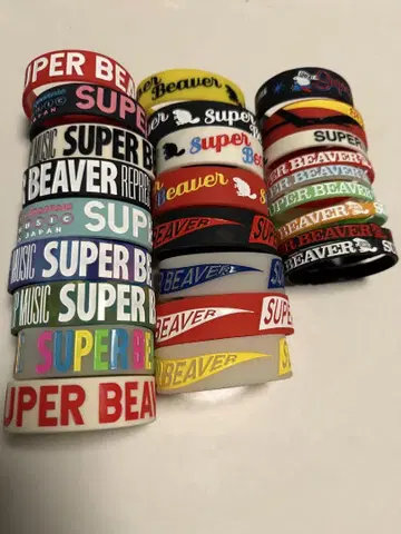 SUPER BEAVER 고무 밴드 26개 세트