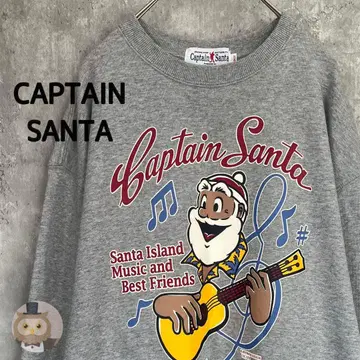 [ 상태 ] 캡틴 산타 트레이닝복 맨투맨 구제 의류 레트로