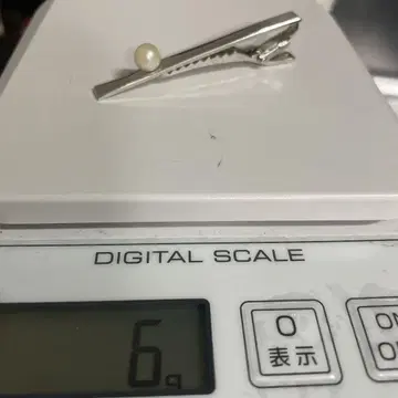실버 펄 넥타이핀 6g