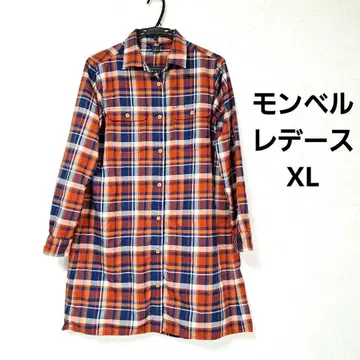 새상품급 몽벨 셔츠 원피스 XL 여성용