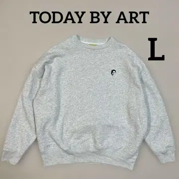TODAY BY ART 비트 타케시 맨투맨 트레이닝복 L 사이즈 그레이