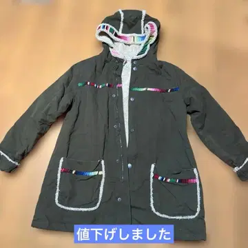 TITICACA 후드 부착 자켓 M 다크 그린