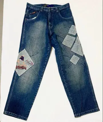Lot29 Luxe 패치워크 데님 팬츠 LOONEY TUNES