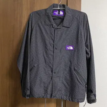THE NORTH FACE 체크 무늬 나일론 자켓 L
