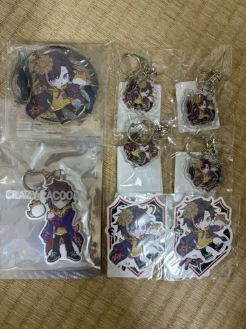 Crazy Raccoon 아크릴 키링 DMM 스크래치 키나코