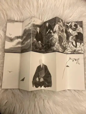 신란 이노우에 타케히코 미니 병풍 미사용 새상품