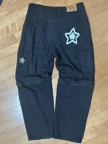 스타 팀 블랙 데님 팬츠