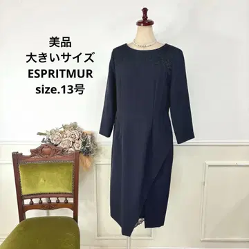 새상품급 빅 사이즈 ESPRITMUR 포멀 네이비 원피스