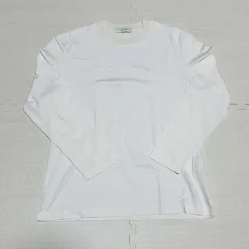 울 남성용 PAGEE 롱 슬리브 티셔츠 화이트 L 사이즈