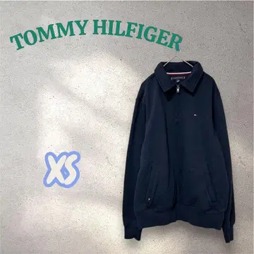 TOMMY HILFIGER 타미 하프 지퍼 속기모 트레이닝복 XS