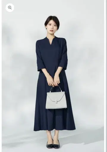 audire Catherine flare dress (Navy)