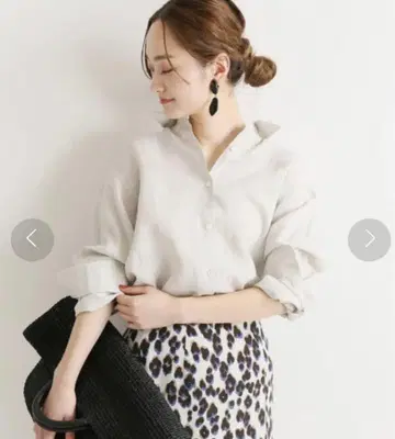 VERMEIL par iena 베르메이유 페예나 린넨 BIG 셔츠