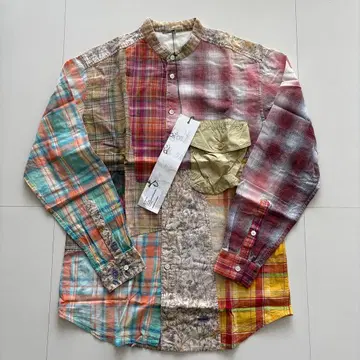 새상품 KHOKI 코키 마드라스 체크 셔츠