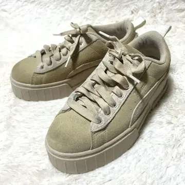 PUMA 통굽 스웨이드 로우컷 스니커즈
