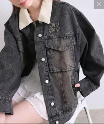 오버 사이즈 데님 자켓