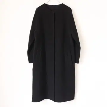 allureville 노카라 리버 코트 M 사이즈 네이비 울