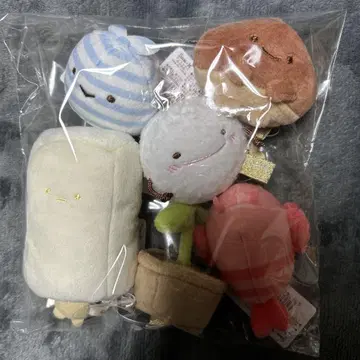 택 포함 새상품 스미코구라시 모두 모여요 손바닥 봉제 인형 밤 솜