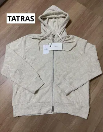TATRAS 타트라스 sea green 페이즐리 무늬 후드티