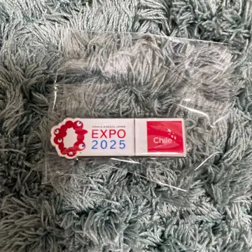 EXPO 2025 칠레 국기 파빌리온 배지