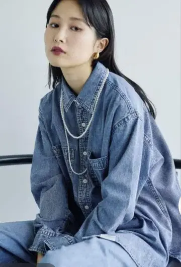 lepsim 데님 셔츠