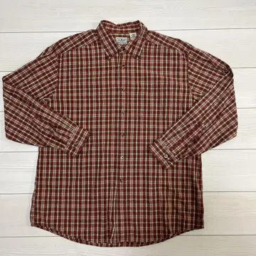 L.L.Bean 체크 무늬 긴팔 셔츠 레귤러