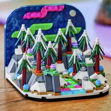 새상품 LEGO 레고 40785 오로라의 숲 디오라마