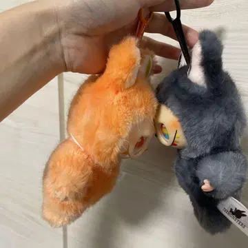 라후후 봉제 인형 2체 세트