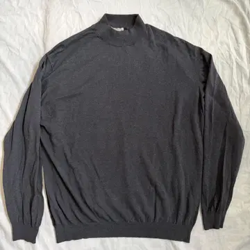 레어 malo 마르코 코튼 니트 모크넥 스웨터 이탈리아제