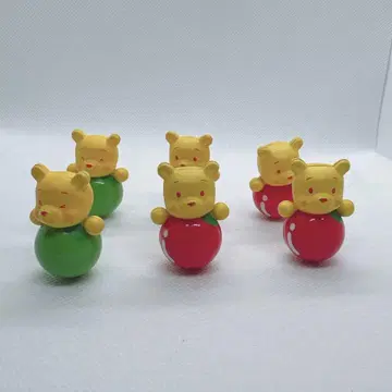 곰돌이 푸 후르츠 오키아가리코보시 피규어 6개 세트