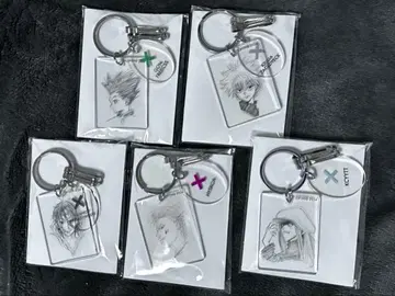 HUNTER x HUNTER 클리어 베이스 키링 곤 키루아 클로로