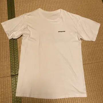 patagonia 화이트 T셔츠