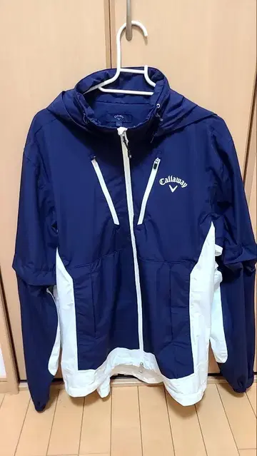 Callaway 우비 세트 네이비/화이트