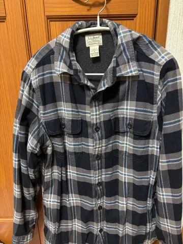 L.L.Bean 체크 무늬 긴팔 셔츠 M 사이즈