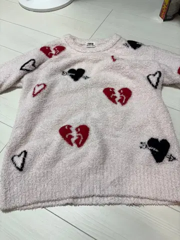 FURFUR 하트 무늬 룸웨어 ONE SIZE