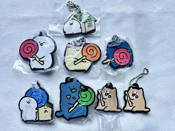 오분구와 함께 러버 키링 오분구 씨 푸딩 씨 고양이 씨 새끼 고양이 씨