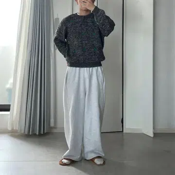 90s 디자인 니트 올리브
