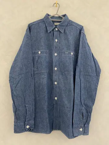 WAREHOUSE TRIPLE STITCH L/S 샴브레이 셔츠 40