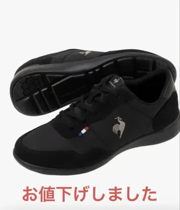 르꼬끄 스포르티브 블랙 로우컷 스니커즈 24cm