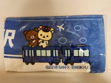게이큐 카미오오카역과 코리락쿠마, 차이로이코구마가 콜라보한 머플러 타월