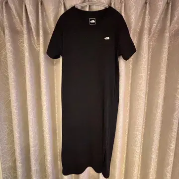 THE NORTH FACE 블랙 롱 원피스 반팔