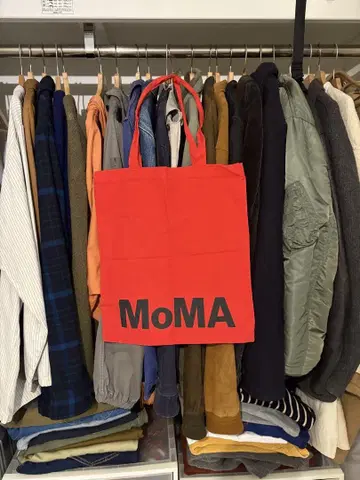 MoMA 토트백 빨간색