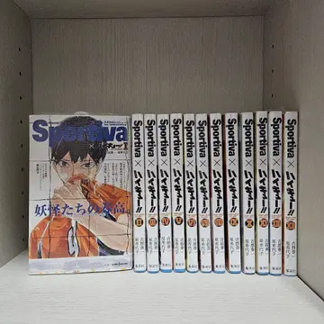 하이큐 소설판 13권 소설판 Sportiva 콜라보 전권