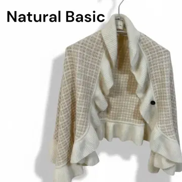 [ 새상품급 ] Natural Basic 캐시미어 스톨 프릴