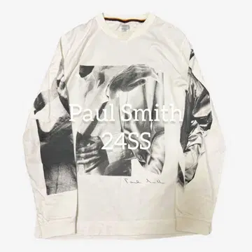 폴스미스 24SS 'Trick Art' 롱 슬리브 T셔츠 화이트 M