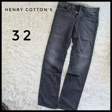 [양품] HENRY COTTON'S 스트레이트 데님 32 다크 그레이